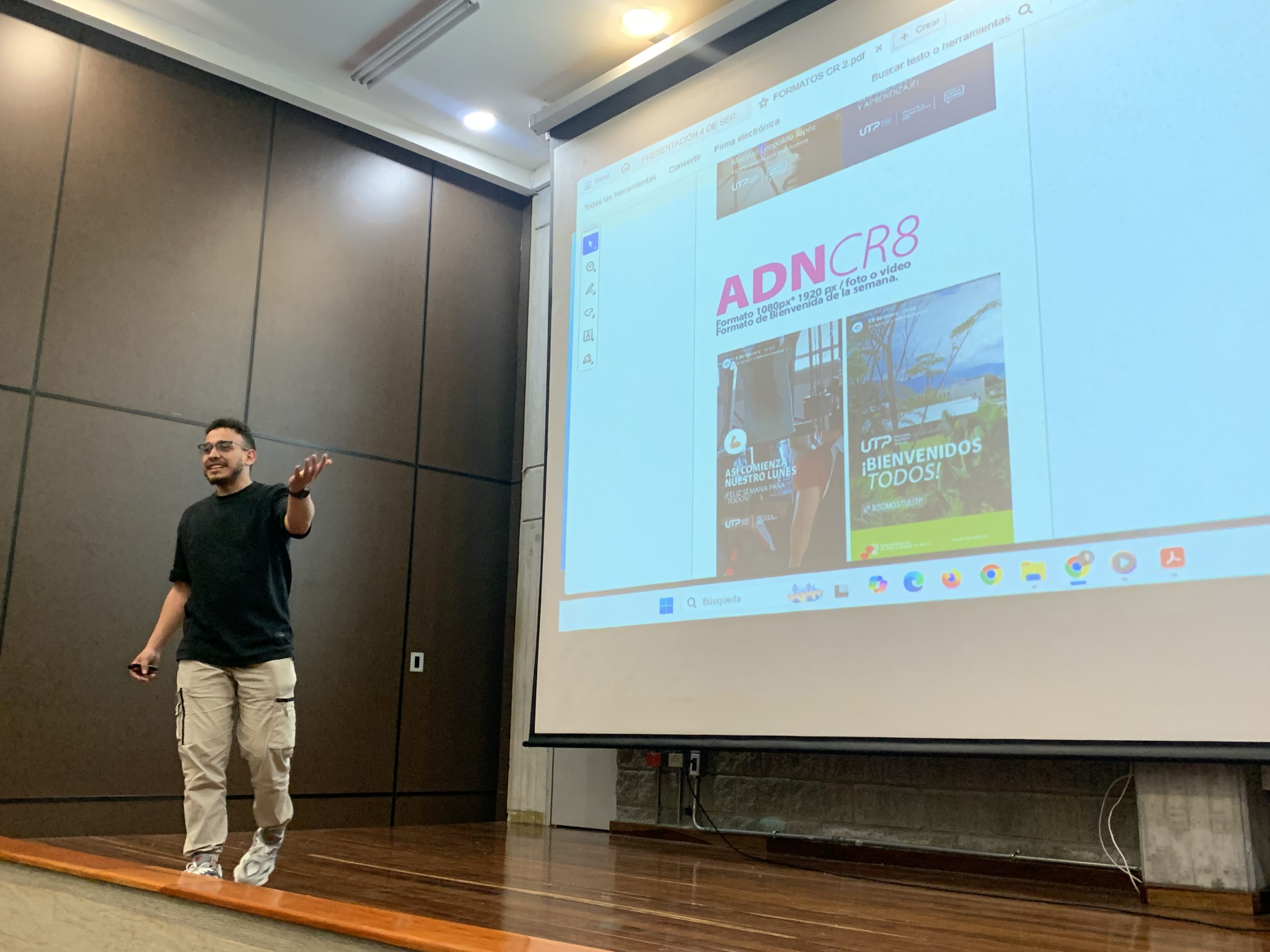 La Oficina de Gestión de la Comunicación y Promoción Institucional de la Universidad Tecnológica de Pereira llevó a cabo la capacitación "Capturando la Experiencia: Herramientas y Tips para Crear Material Fotográfico y de Video en Prácticas Académicas".  