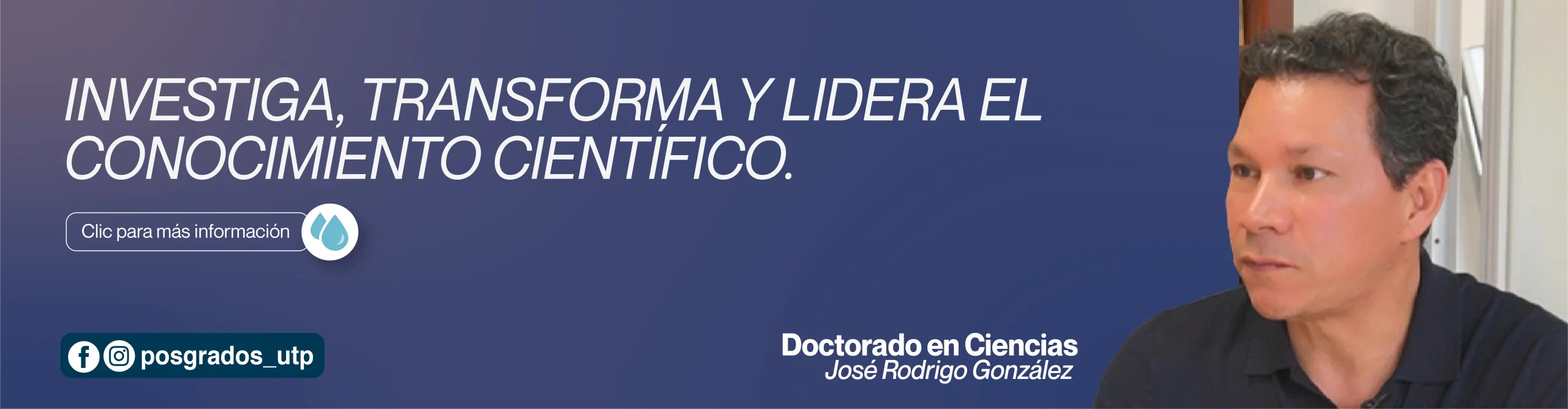 La innovación científica define el rumbo de las sociedades y el desarrollo de conocimiento profundo en las ciencias básicas se convierte en una necesidad estratégica para el país y para el mundo. El Doctorado en Ciencias Básicas de la Universidad Tecnológica de Pereira nace con la misión de formar investigadores capaces de enfrentar, desde distintas disciplinas, los retos científicos y tecnológicos que demanda la actualidad.