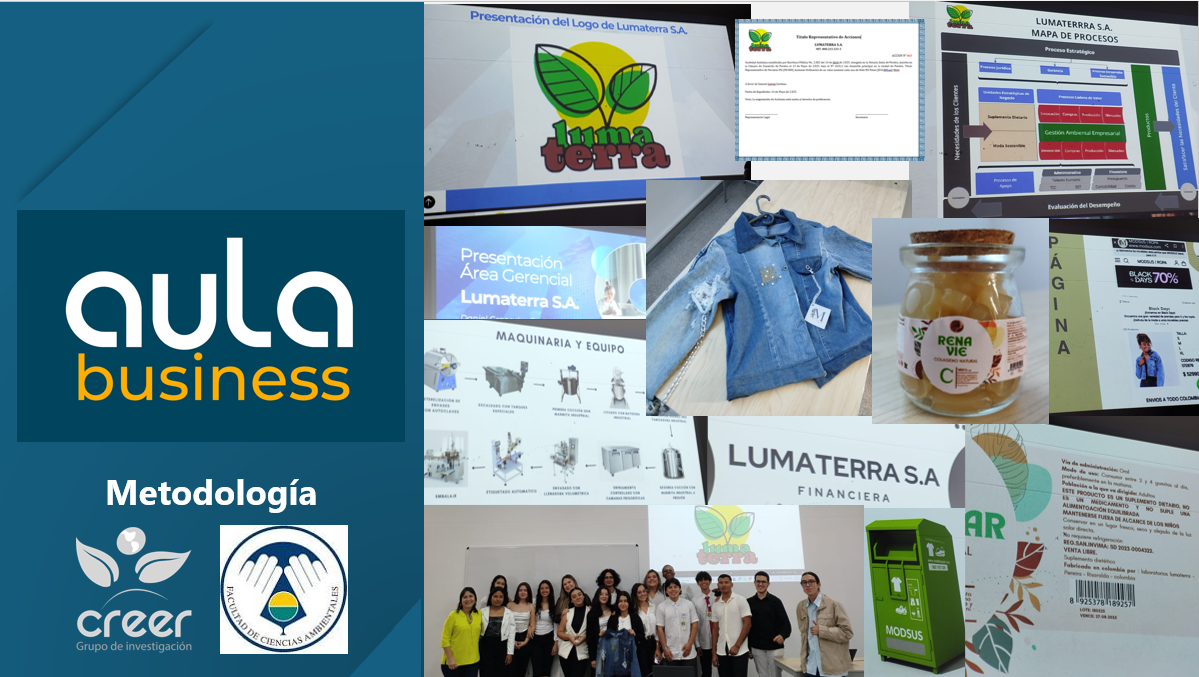 La Facultad de Ciencias Ambientales de la Universidad Tecnológica de Pereira avanza en la consolidación de Aula Business, una propuesta metodológica innovadora que promueve el aprendizaje experiencial con enfoque empresarial y sostenible. Esta estrategia, desarrollada por el grupo de investigación CREER y liderada por la docente e investigadora Sandra Loaiza, integra elementos del juego de roles, el aprendizaje basado en proyectos (ABP) y el microaprendizaje, con el objetivo de transformar el aula en un espacio activo de creación y simulación empresarial.