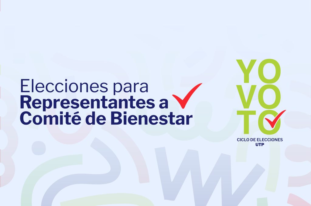 La Universidad Tecnológica de Pereira recuerda a su comunidad que el próximo 18 de septiembre de 2025 se llevará a cabo la jornada para elegir a los representantes de los estudiantes y de los empleados administrativos ante el Comité de Bienestar Universitario.