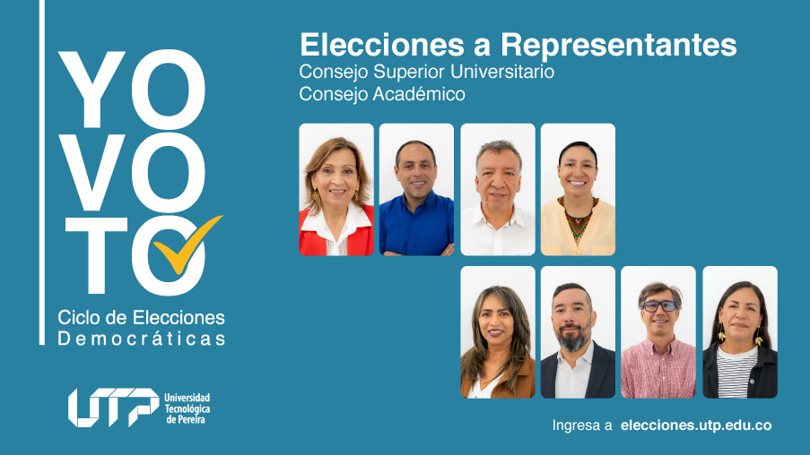 La Universidad Tecnológica de Pereira promueve la participación democrática de su comunidad docente y administrativa.