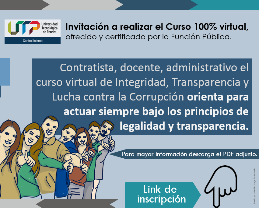 Invitación: Curso 100% virtual / Integridad, Transparencia y Lucha contra la Corrupción