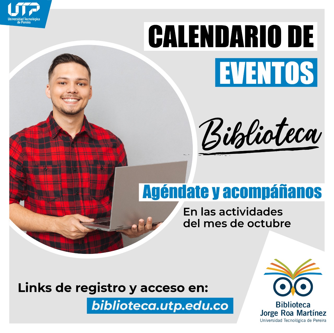 Calendario de eventos de Biblioteca octubre