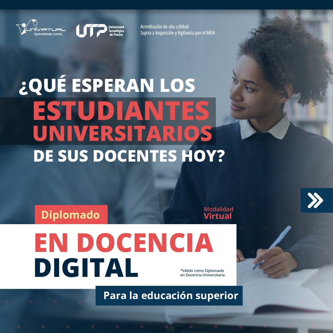 El Diplomado en Docencia Digital, un programa 100% virtual con una duración de 120 horas, ha abierto sus últimos cupos. Diseñado para transformar los espacios educativos, este diplomado ofrece a los docentes de educación superior la oportunidad de integrar tecnologías innovadoras y tendencias pedagógicas actuales, creando estrategias didácticas efectivas para ambientes mixtos y virtuales.