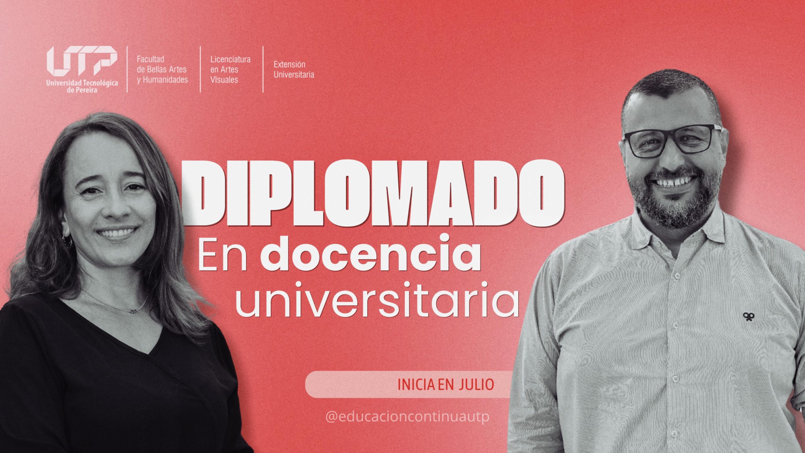 La Universidad Tecnológica de Pereira, a través de la Facultad de Bellas Artes y Humanidades, presenta su renovada oferta de diplomados para el segundo semestre de 2025.