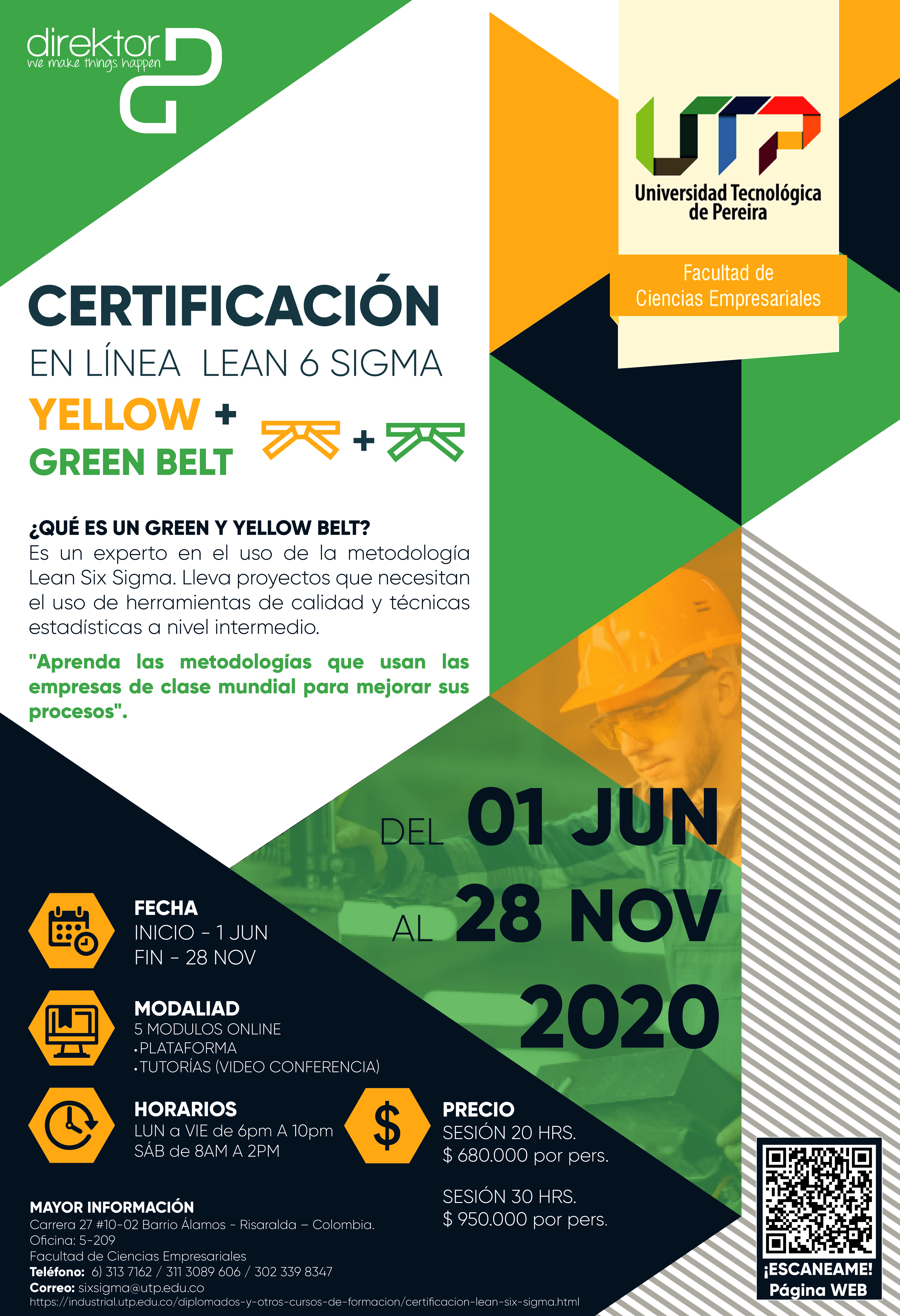 Diplomado en Lean Six Sigma Yellow - Green Belt