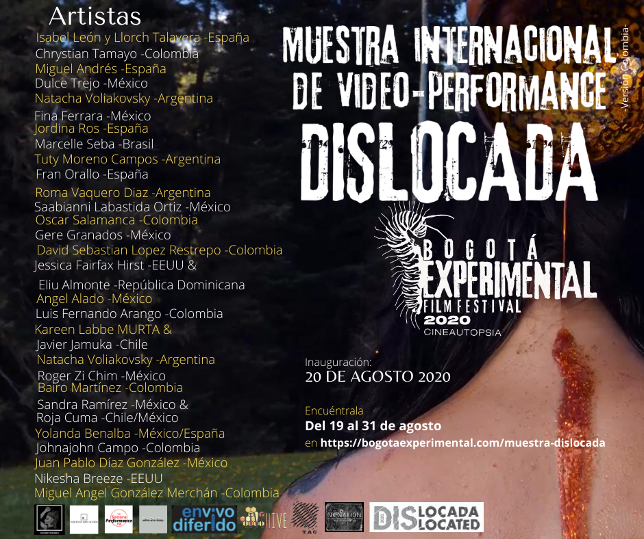 Docente UTP como uno de los artistas seleccionados del Bogotá experimental film festival 2020