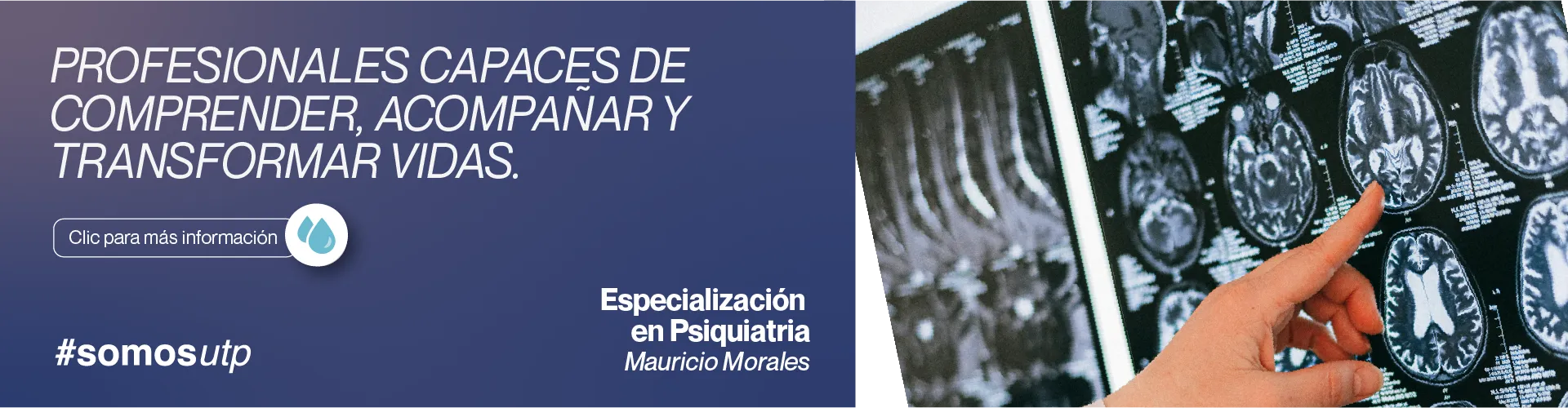 La salud mental es uno de los grandes retos de nuestra época. Cada vez más, las sociedades reconocen que el bienestar emocional y psicológico es tan importante como la salud física, y que atender de manera integral las necesidades de quienes enfrentan patologías psiquiátricas es una tarea impostergable. En este contexto, la Universidad Tecnológica de Pereira responde a esta necesidad con la Especialización en Psiquiatría, un programa diseñado con solidez académica, compromiso social y un profundo enfoque humano.