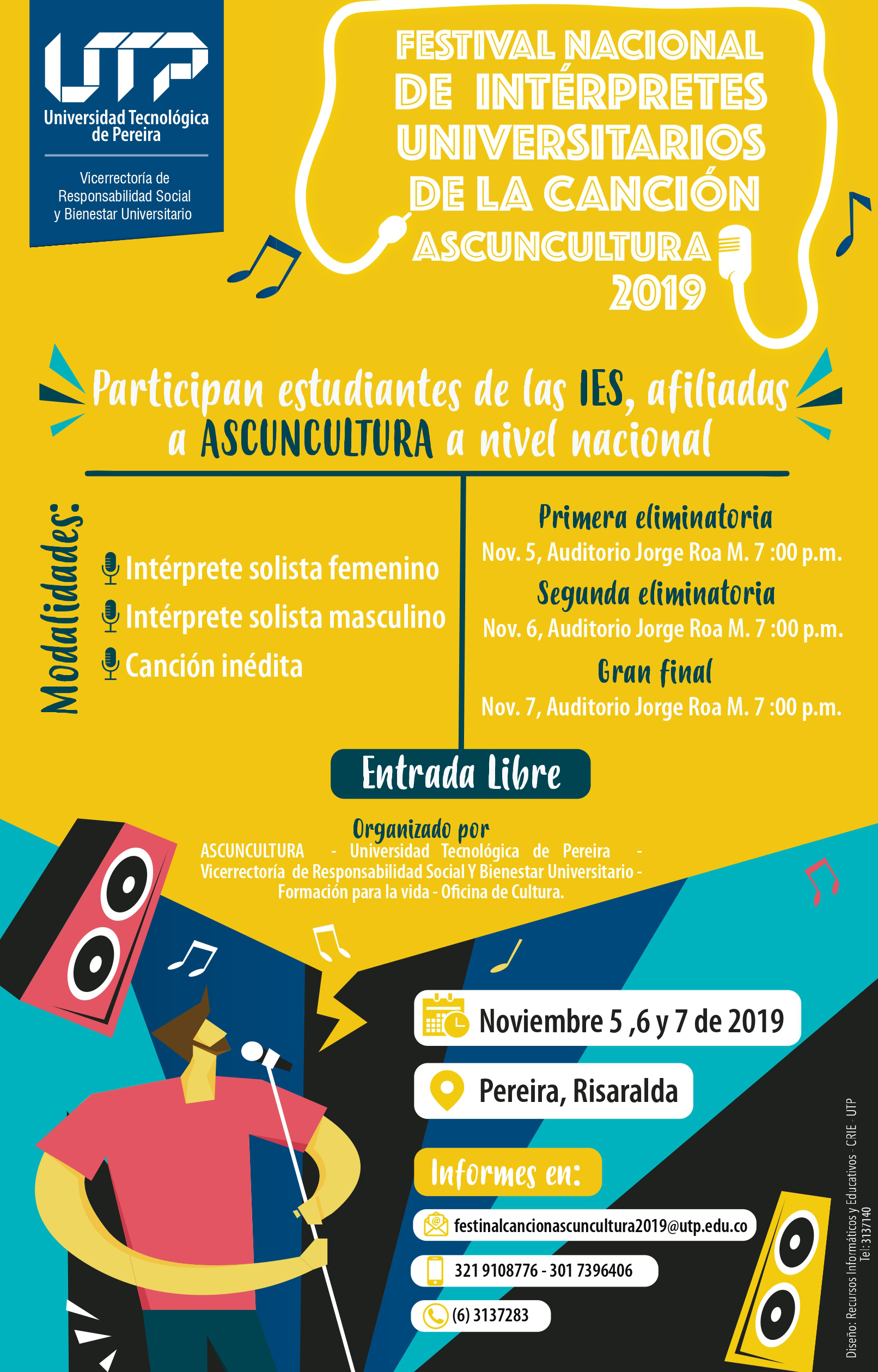 Festival Nacional de la Canción ASCUNCULTURA 2019