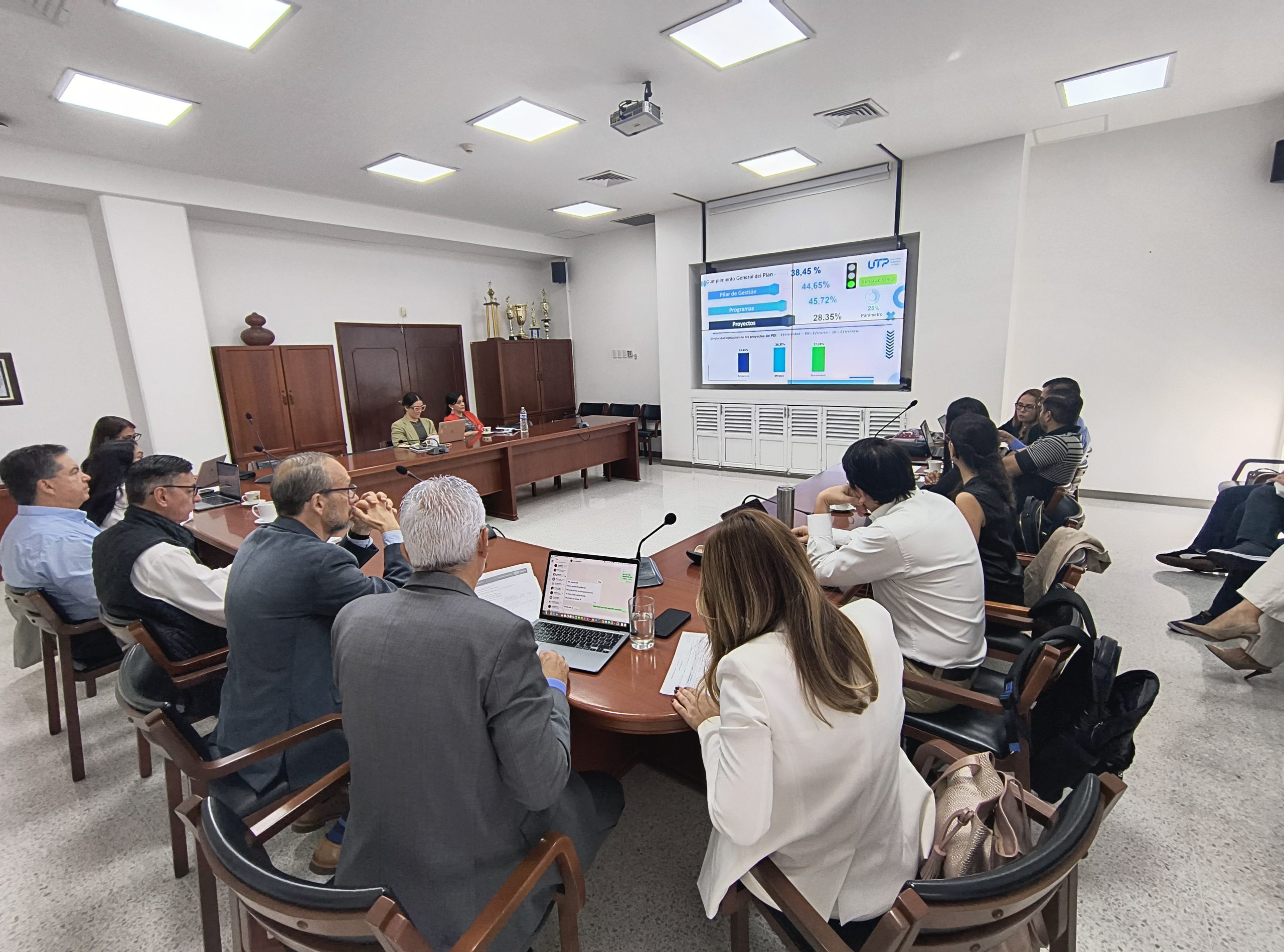 Con resultados positivos y una clara hoja de ruta para los próximos meses, se cumplió una nueva sesión del Comité del Sistema de Gerencia del Plan de Desarrollo Institucional y Seguimiento a la Acreditación Institucional de la Universidad Tecnológica de Pereira.