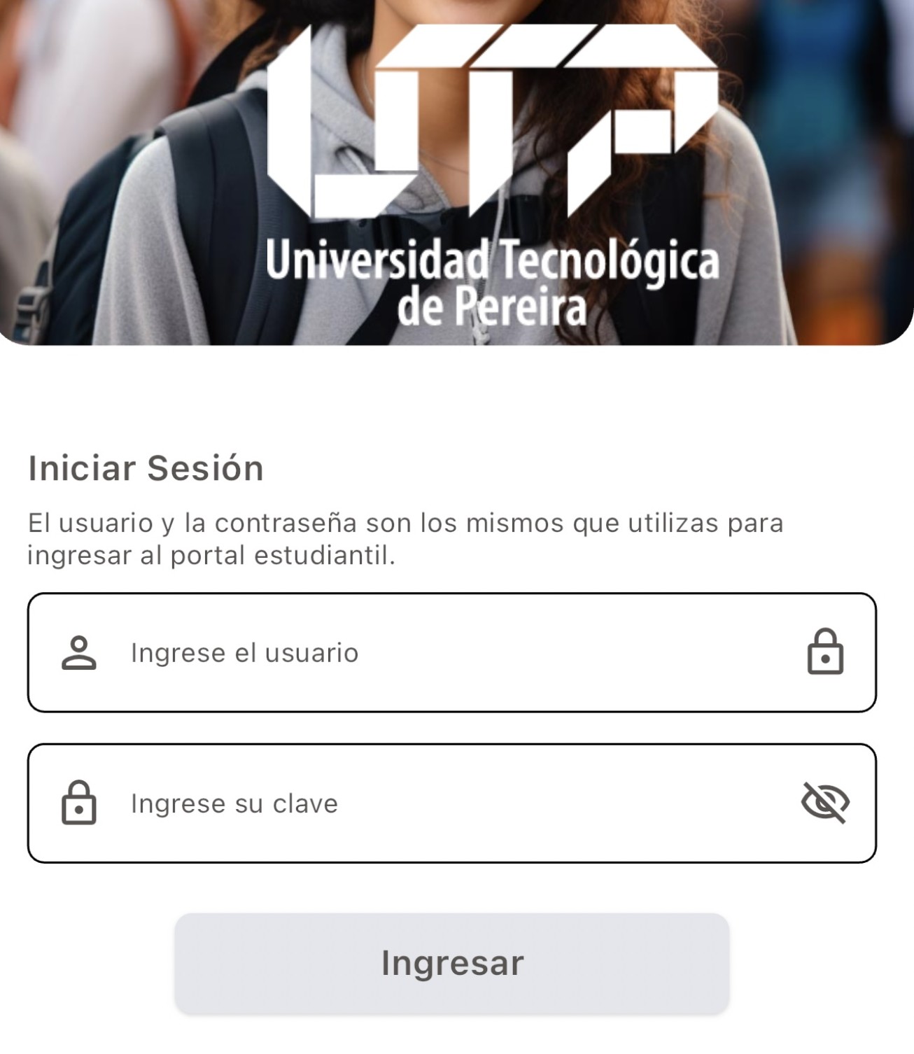 La Universidad Tecnológica de Pereira anuncia el lanzamiento oficial de su aplicación UTP Móvil, una herramienta tecnológica diseñada para fortalecer el acceso a los servicios institucionales y facilitar la interacción de los distintos estamentos universitarios —estudiantes, docentes, administrativos y público en general— con la Universidad.