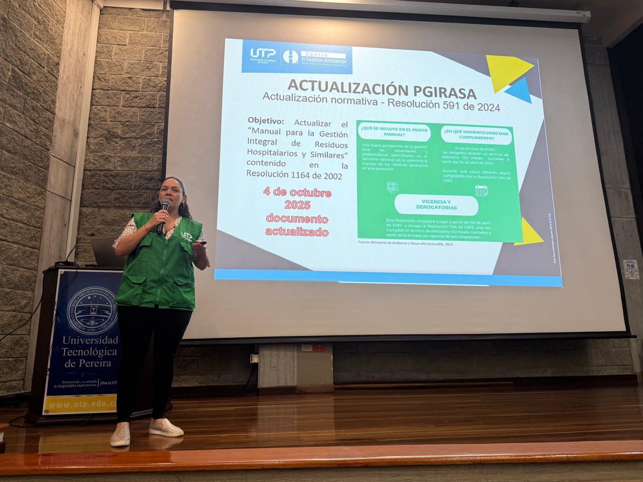 Desde el Centro de Gestión Ambiental (CGA) se están desarrollando jornadas de inducción y reinducción sobre el Plan de Gestión Integral de Residuos de Atención en Salud y otras Actividades (PGIRASA), dirigidas a todas las dependencias generadoras de residuos peligrosos dentro de nuestra institución. 