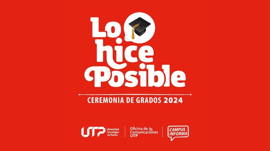 La Universidad Tecnológica de Pereira (UTP) celebró el 17 de diciembre la ceremonia general de grados bajo el lema “Lo Hice Posible”, una campaña que simboliza el esfuerzo, la perseverancia y el logro alcanzado por más de 800 estudiantes provenientes de las 10 facultades de la institución. En una jornada compuesta por cuatro ceremonias, la comunidad académica, familias y docentes se reunieron para conmemorar este importante hito en la vida de los graduandos.