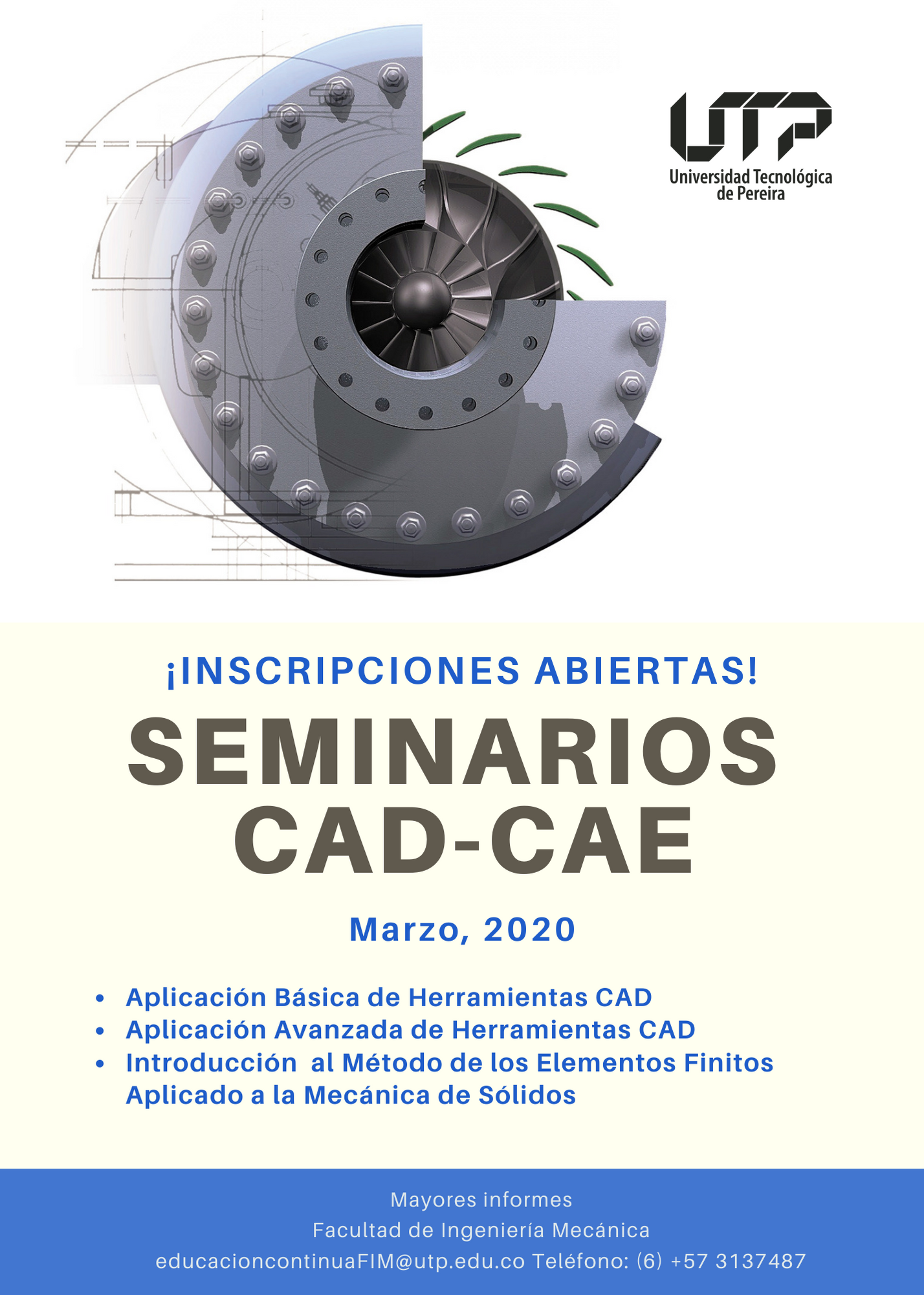 Inscripciones abiertas de seminarios CAD /CAE