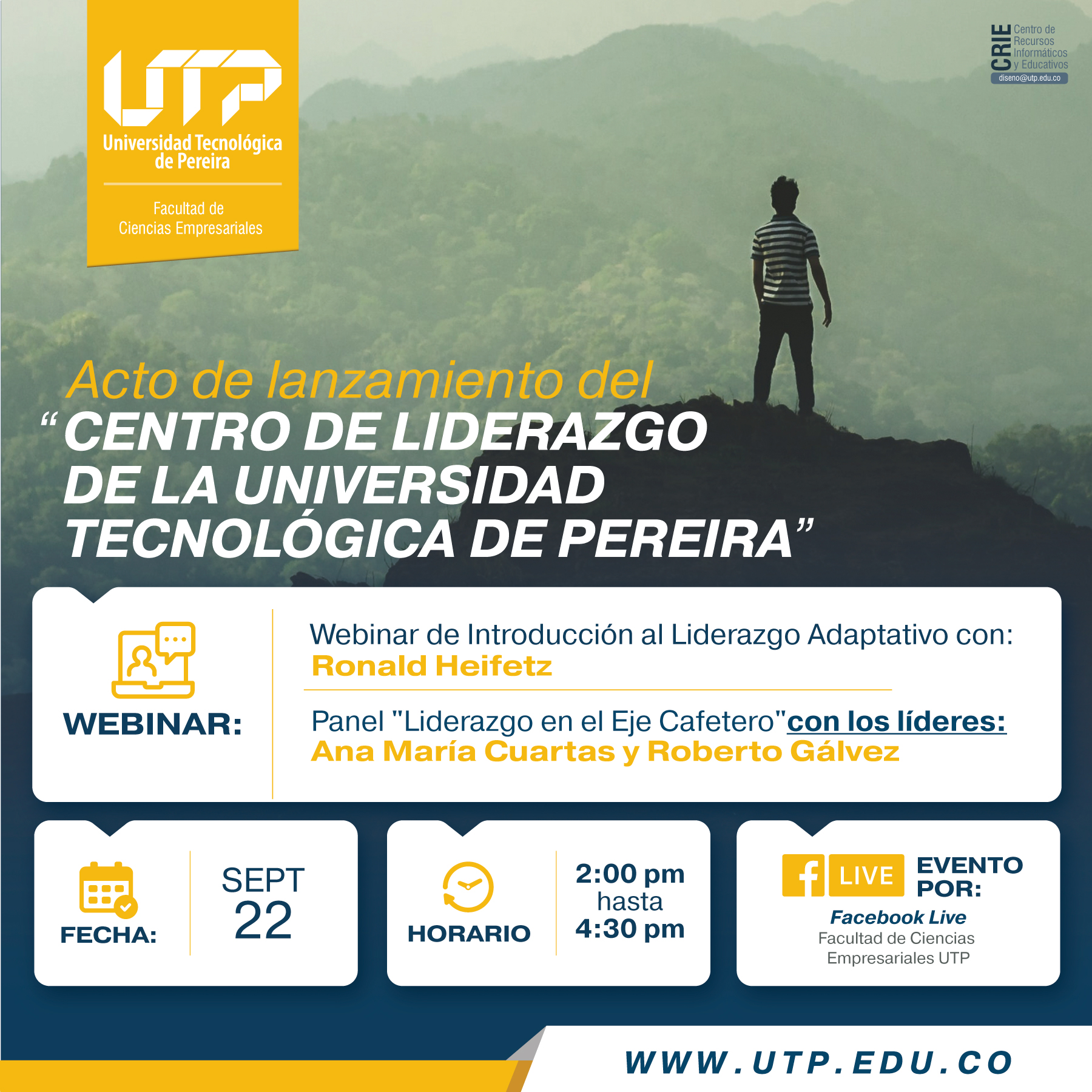 Lanzamiento del Centro de Liderazgo de la Universidad Tecnológica de Pereira 