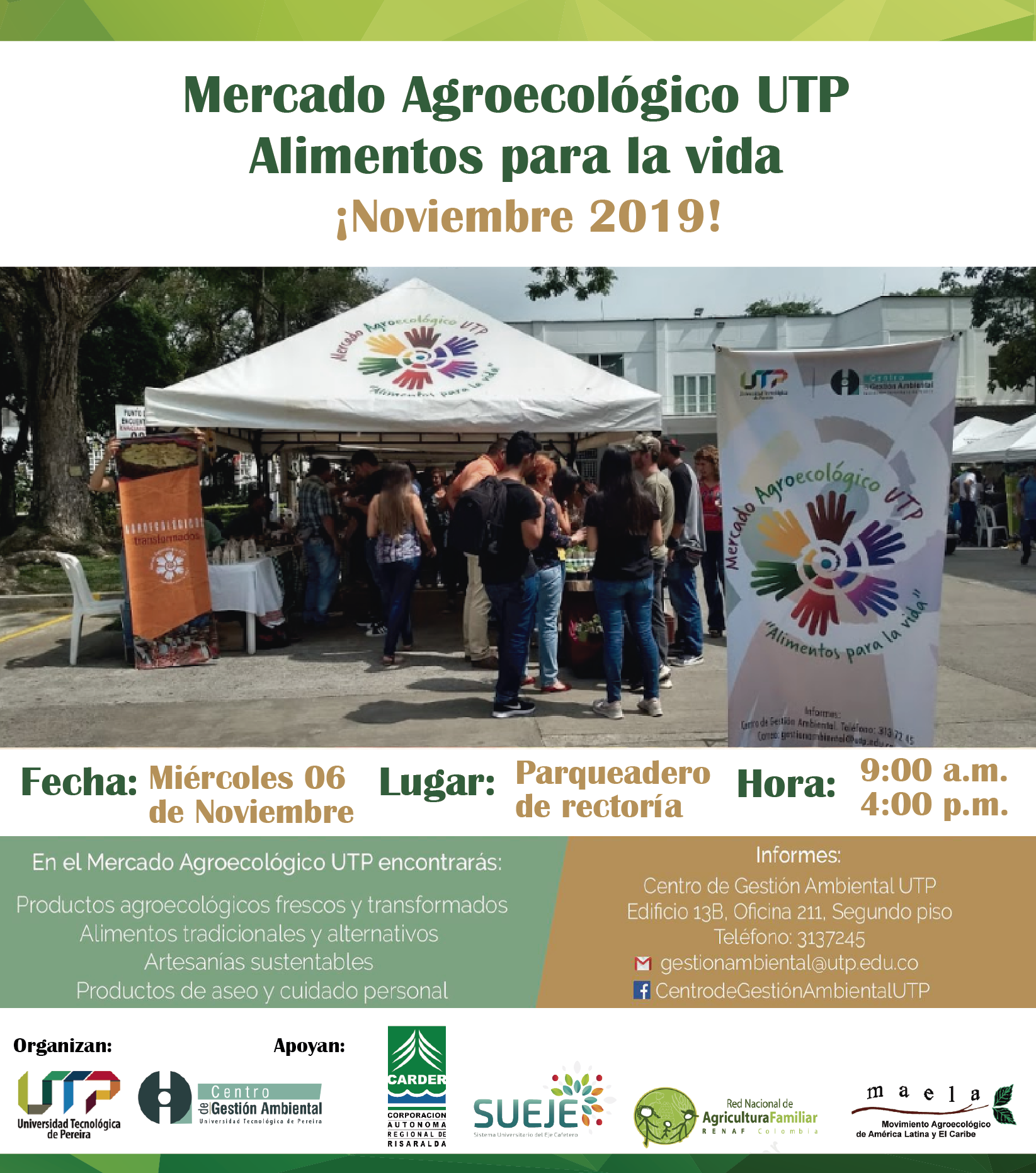 Último Mercado Agroecológico UTP 2019