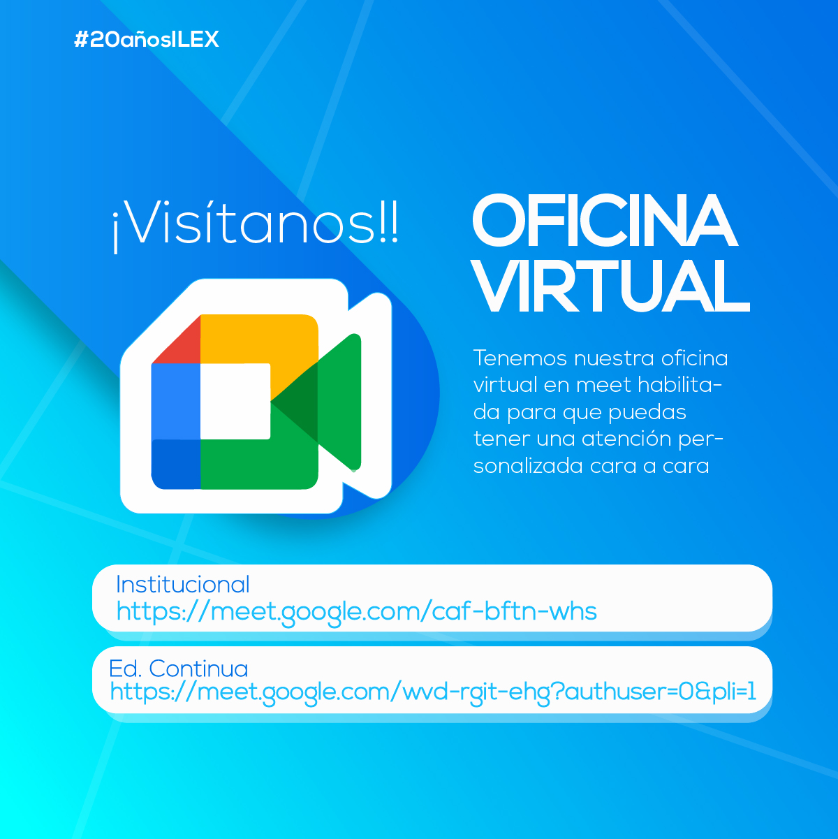 Oficina Virtual ILEX ¡Visítanos!