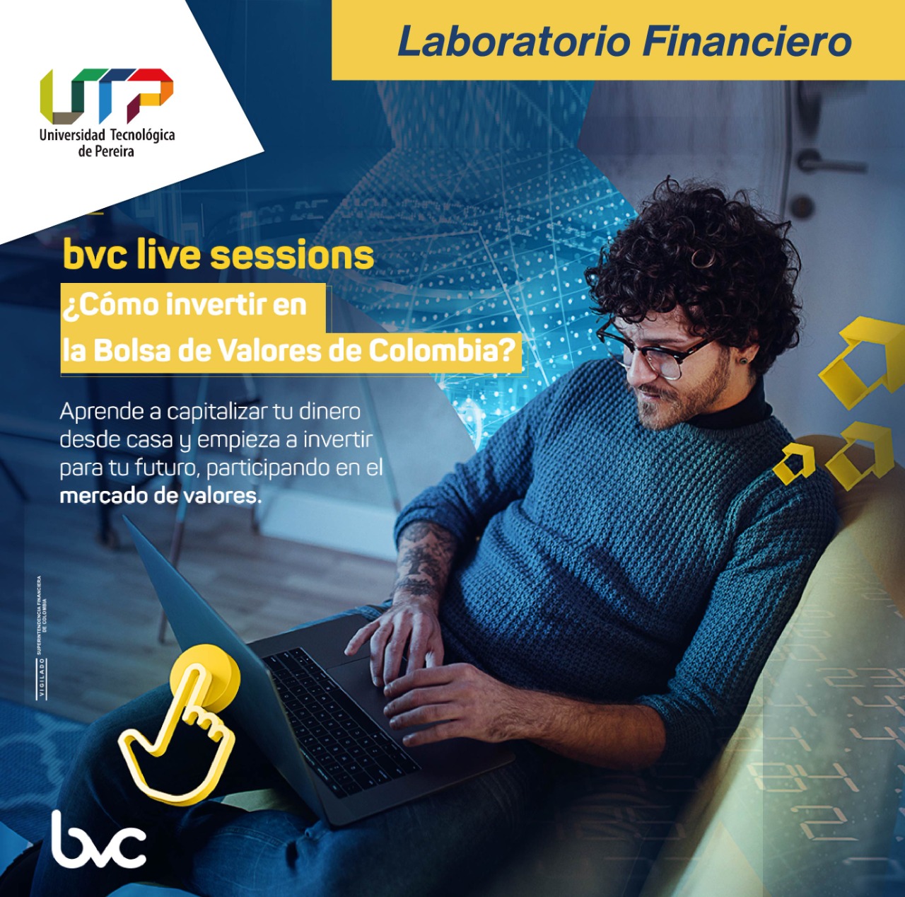 ¡Conéctate con el Laboratorio Financiero y la Bolsa de Valores de Colombia en vivo! 