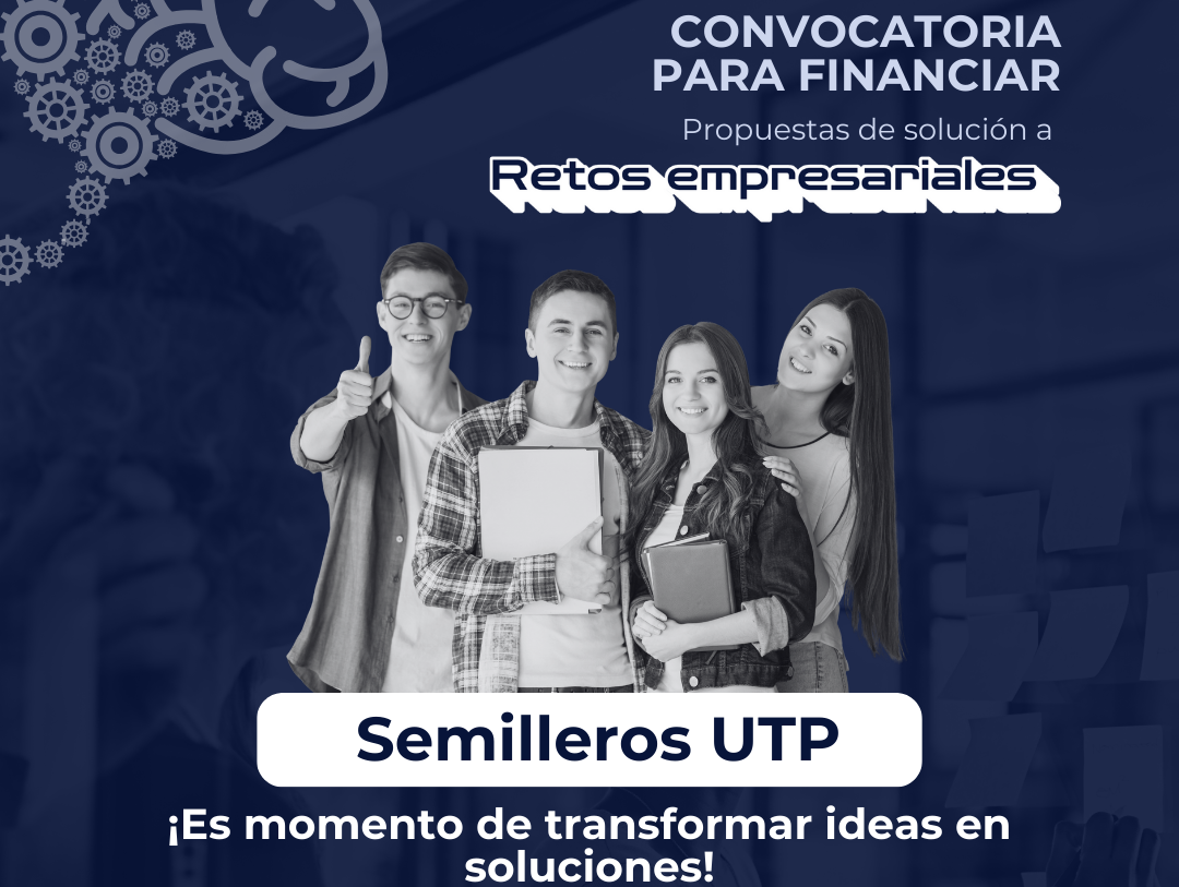 La Universidad Tecnológica de Pereira, comprometida con el fortalecimiento de la relación Universidad – Empresa y en cumplimiento del pilar de Creación, Gestión y Transferencia de Conocimiento del Plan de Desarrollo Institucional 2020 – 2028, habilita la Convocatoria para financiar propuestas de solución a retos empresariales, previamente definidos en articulación con actores del sector productivo del departamento de Risaralda.