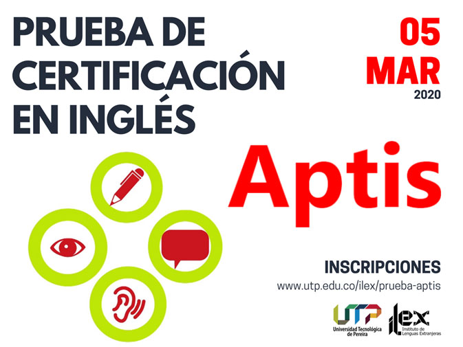 Programación prueba de certificación en inglés - APTIS