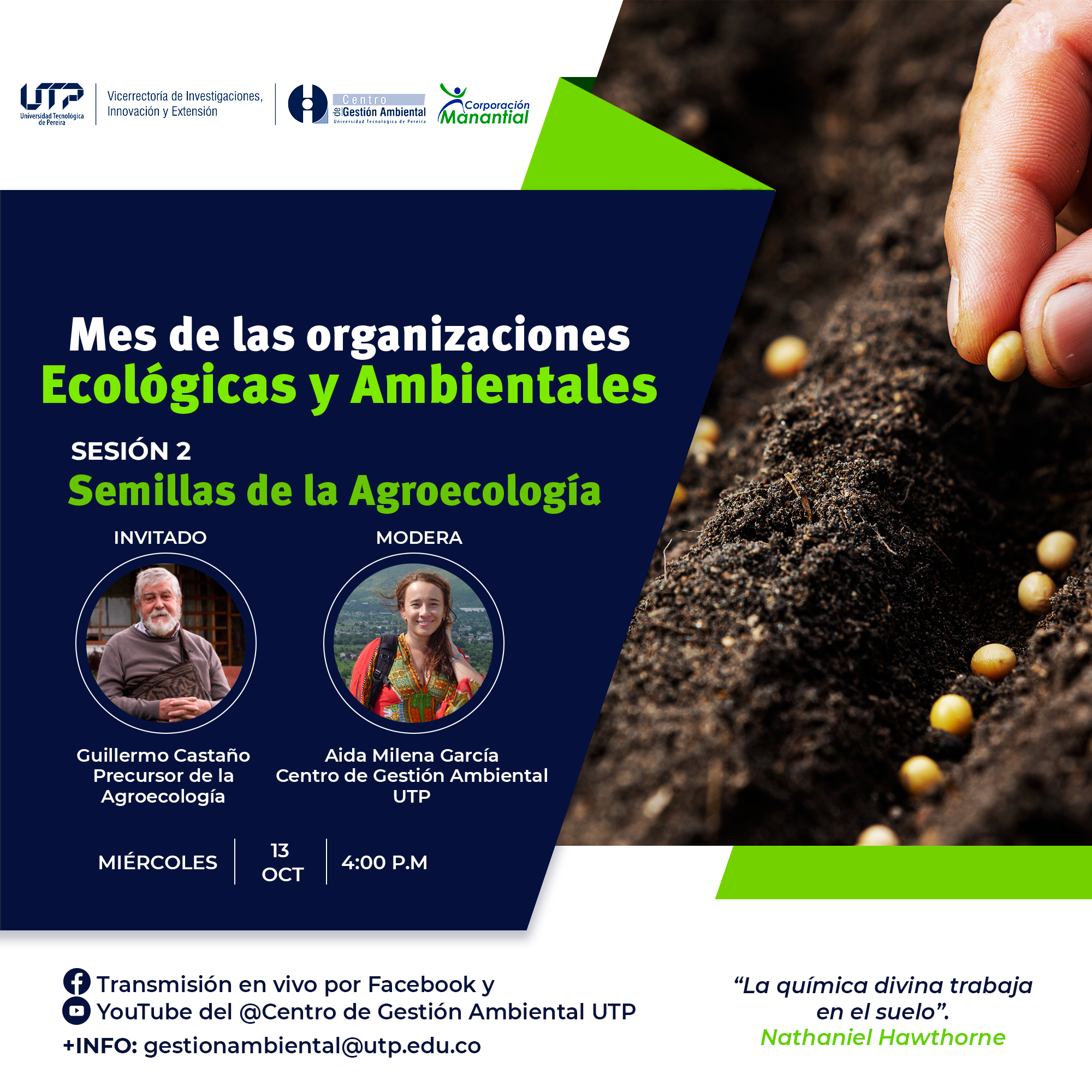 Seminario Economía Circular y Conversatorio Semillas de Agroecología