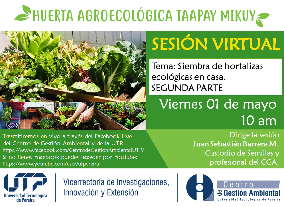 Sesión virtual de la Huerta Agroecológica Tappay Mikuy