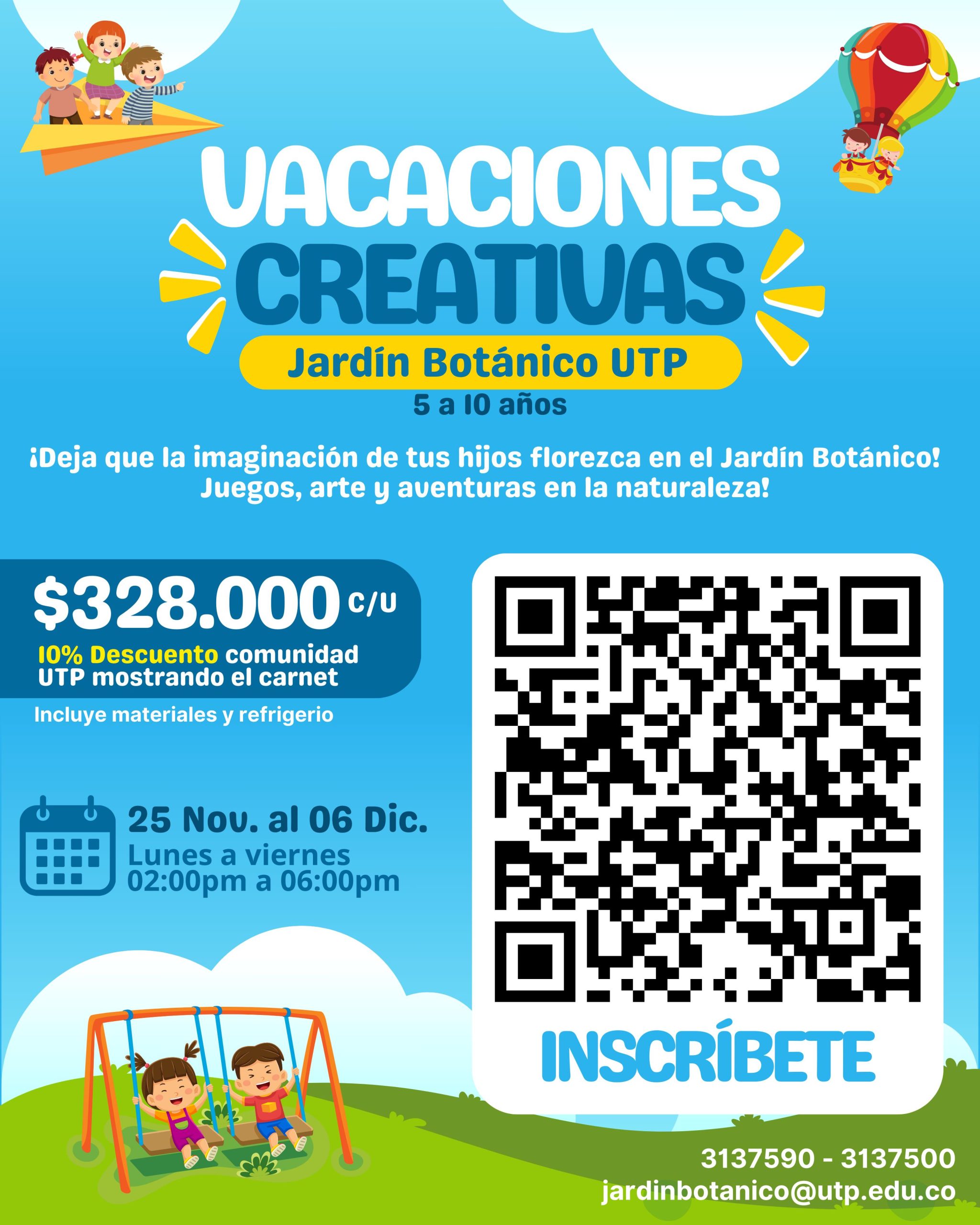 Invitamos a todos los niños y niñas de 5 a 10 años a unas vacaciones creativas llenas de magia, naturaleza y diversión 