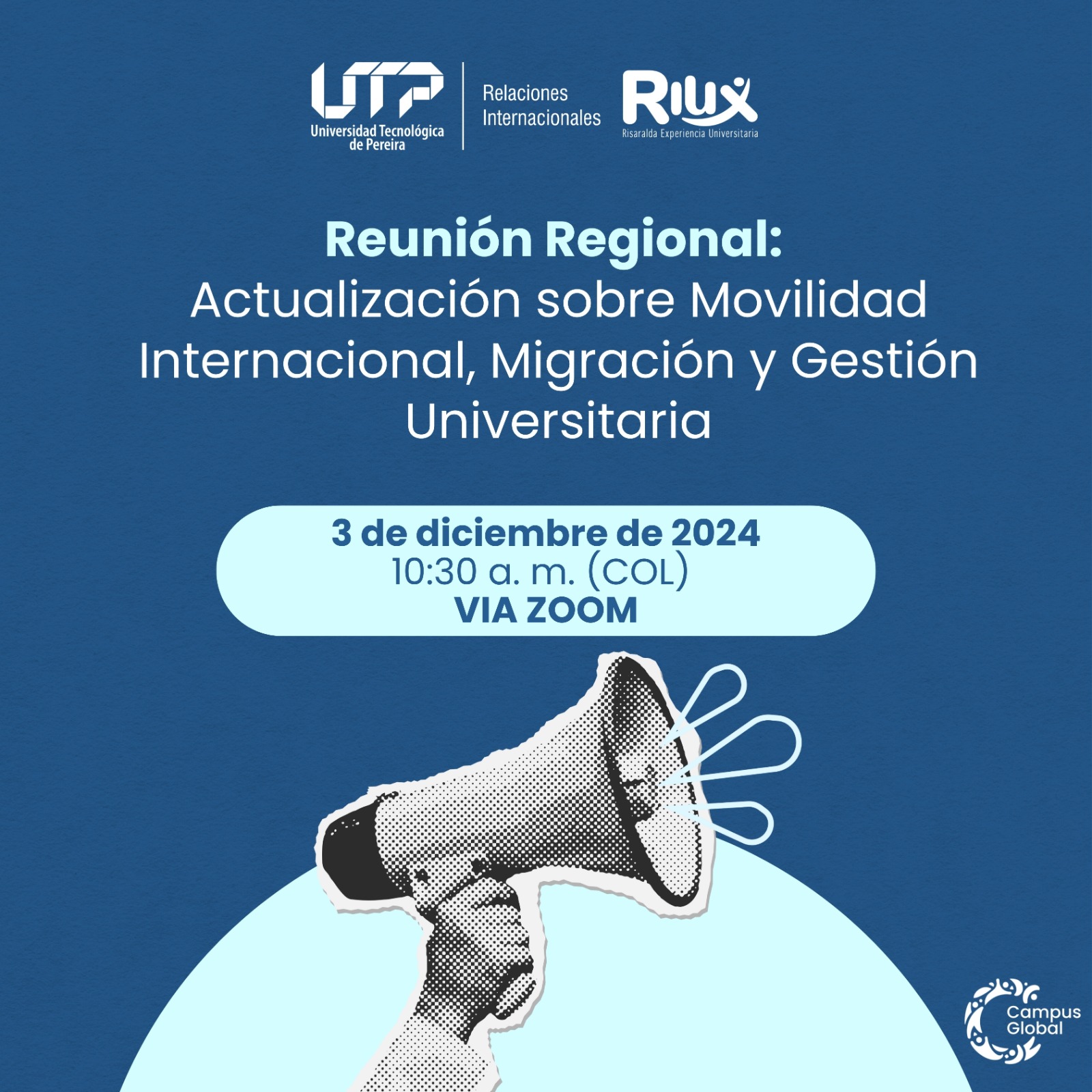 La Asociación Colombiana de Universidades (Ascun) invita a las instituciones educativas del departamento a participar en la Reunión Regional: Actualización sobre Movilidad Internacional y Gestión Universitaria, un espacio clave para el fortalecimiento de los procesos académicos y administrativos relacionados con la movilidad estudiantil y migratoria.