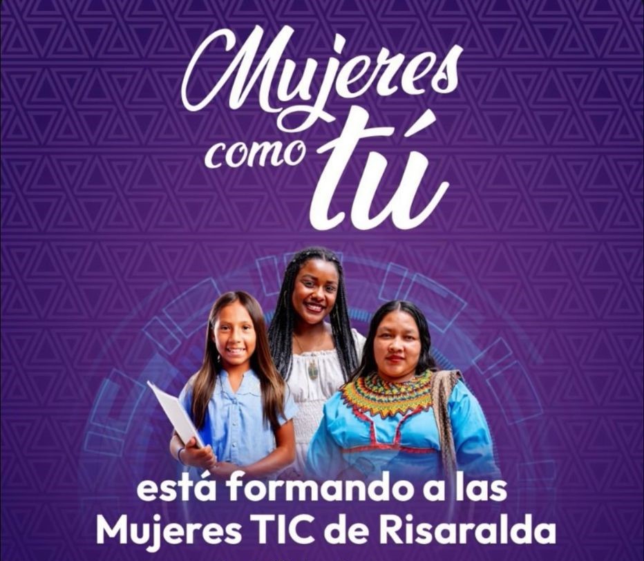 Con el propósito de promover el empoderamiento femenino en el ámbito digital y fortalecer competencias en el sector tecnológico, la Gobernación de Risaralda, en colaboración con la Universidad Tecnológica de Pereira, invita a mujeres mayores de 18 años de los municipios de Mistrató, Guática y Pueblo Rico a participar en el programa de entrenamiento TIC 4.0.