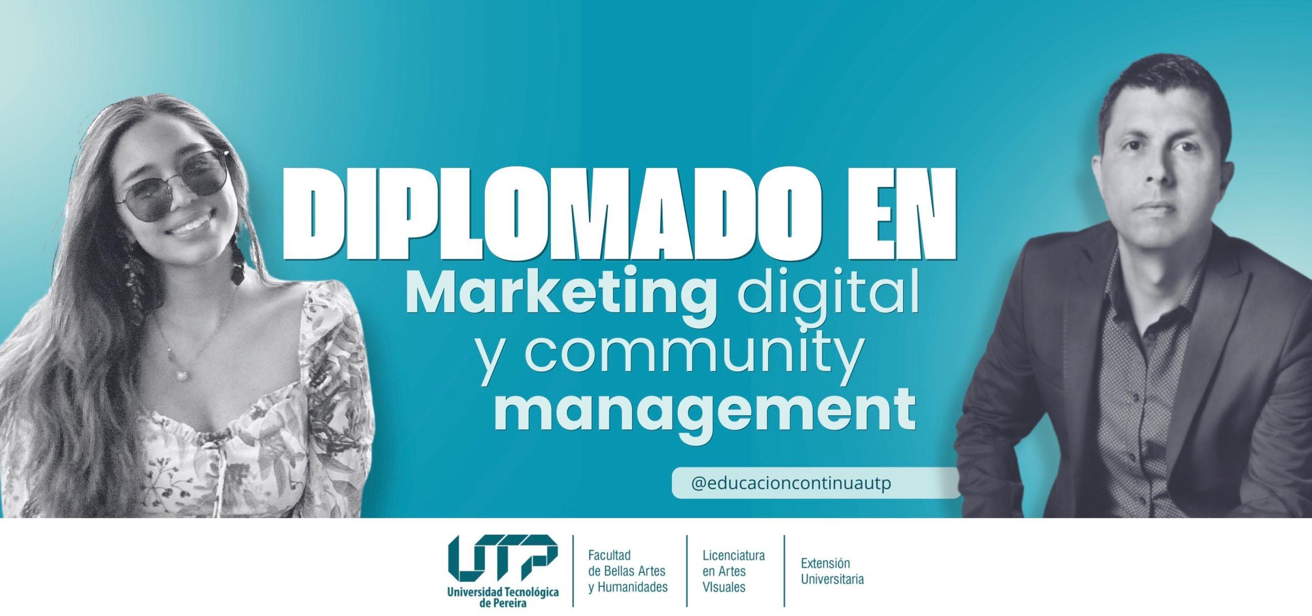 El pasado martes 26 de agosto de 2025, la Extensión Universitaria de Artes Visuales de la Facultad de Bellas Artes y Humanidades, inauguraron el Diplomado en Marketing Digital y Community Management, un nuevo paso en la formación académica de la región, que consolida más de una década de experiencia en este campo en la Universidad Tecnológica de Pereira.