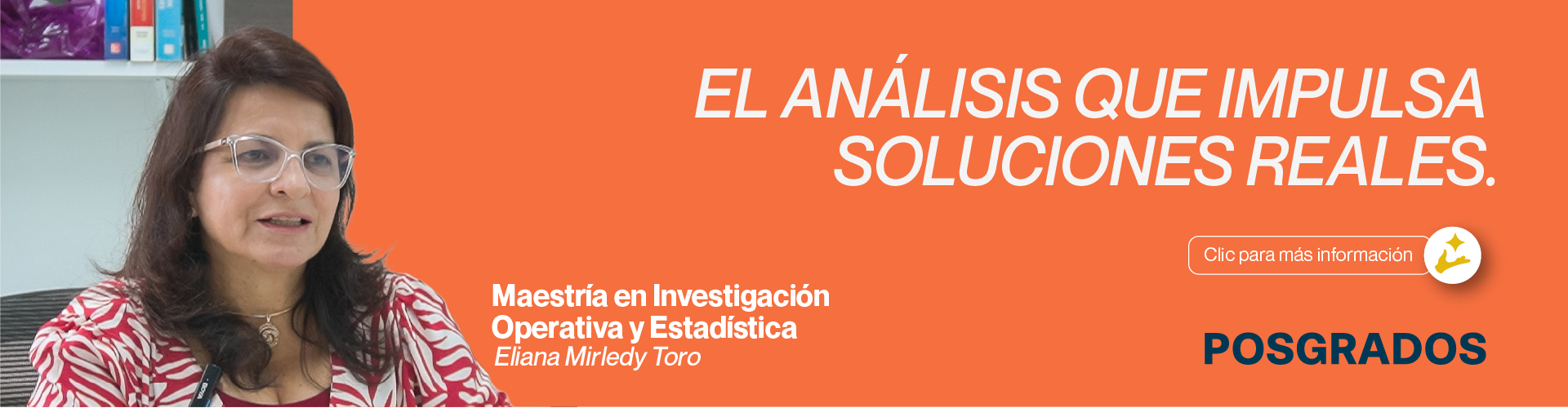 Los datos marcan el rumbo de las decisiones en la actualidad y la eficiencia es la clave para competir, contar con las herramientas correctas se convierte en una ventaja decisiva. La Maestría en Investigación Operativa y Estadística de la Universidad Tecnológica de Pereira, forma profesionales e impulsa líderes capaces de transformar procesos, optimizar recursos y generar impacto real en cualquier sector de la actividad humana.