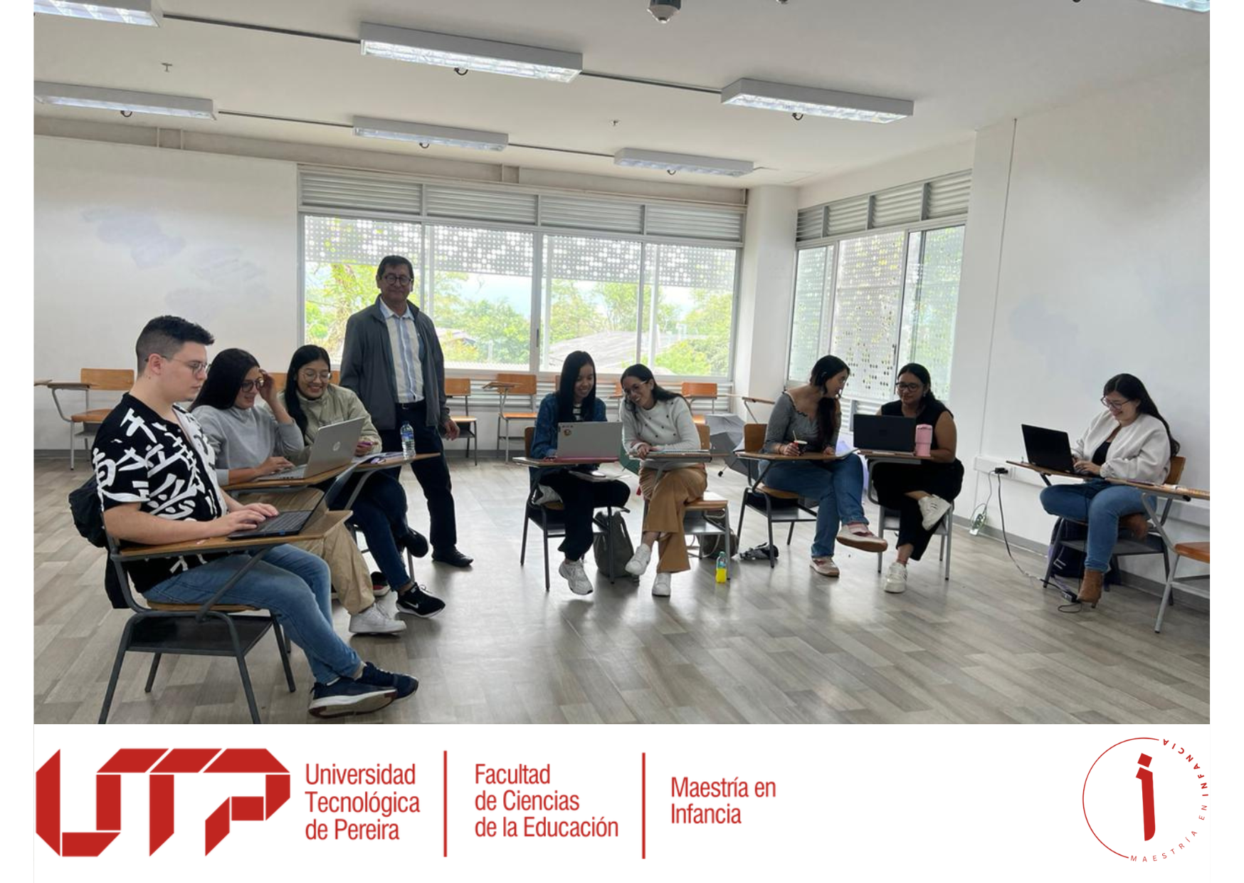 La Maestría en Infancia de la Universidad Tecnológica de Pereira inició un nuevo semestre académico con la integración de la séptima cohorte del programa, reafirmando su compromiso con la formación de profesionales especializados en el estudio de la niñez.