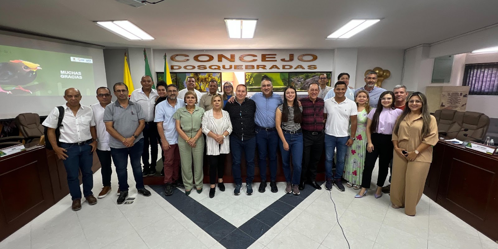 El 17 de octubre de 2024, el equipo del Centro de Ciencia en Biodiversidad de Risaralda (CIBI) presentó su informe ante la corporación y los concejales de Dosquebradas. Durante la sesión, se destacó que la obra ha avanzado más del 70%, cumpliendo con los cronogramas establecidos. Álvaro Arias Vélez, secretario de Desarrollo Económico y Competitividad, resaltó la importancia del CIBI para el desarrollo del departamento y elogió la gestión de la Universidad Tecnológica de Pereira en la ejecución de los recursos